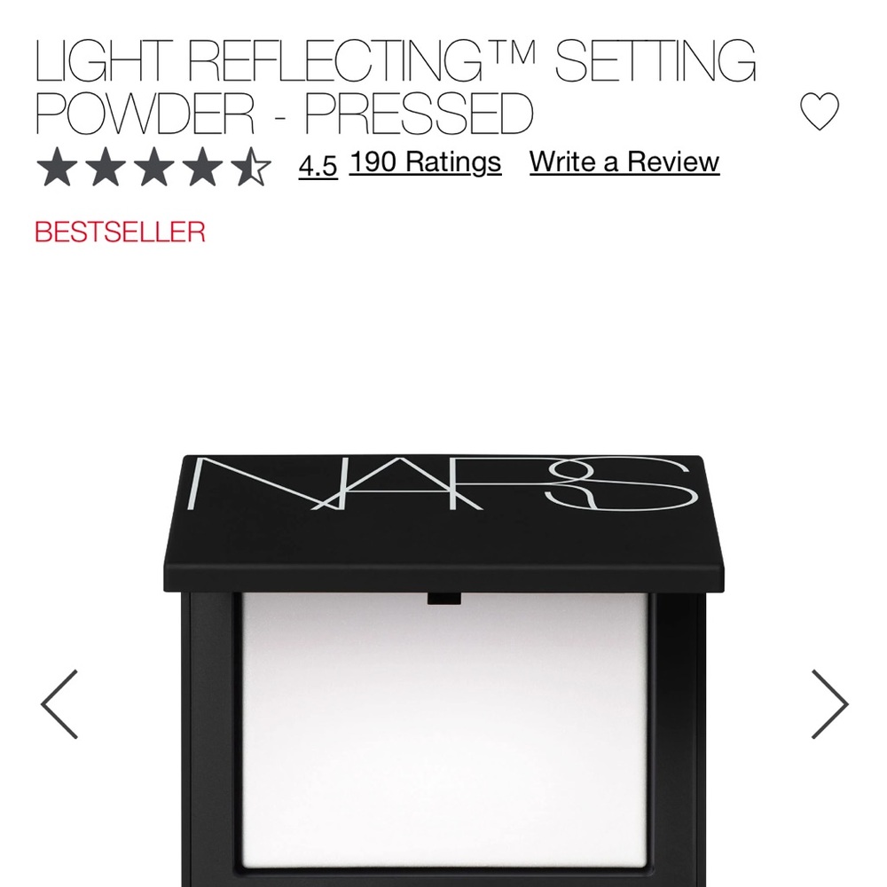 NARS Light Reflecting Setting Powder